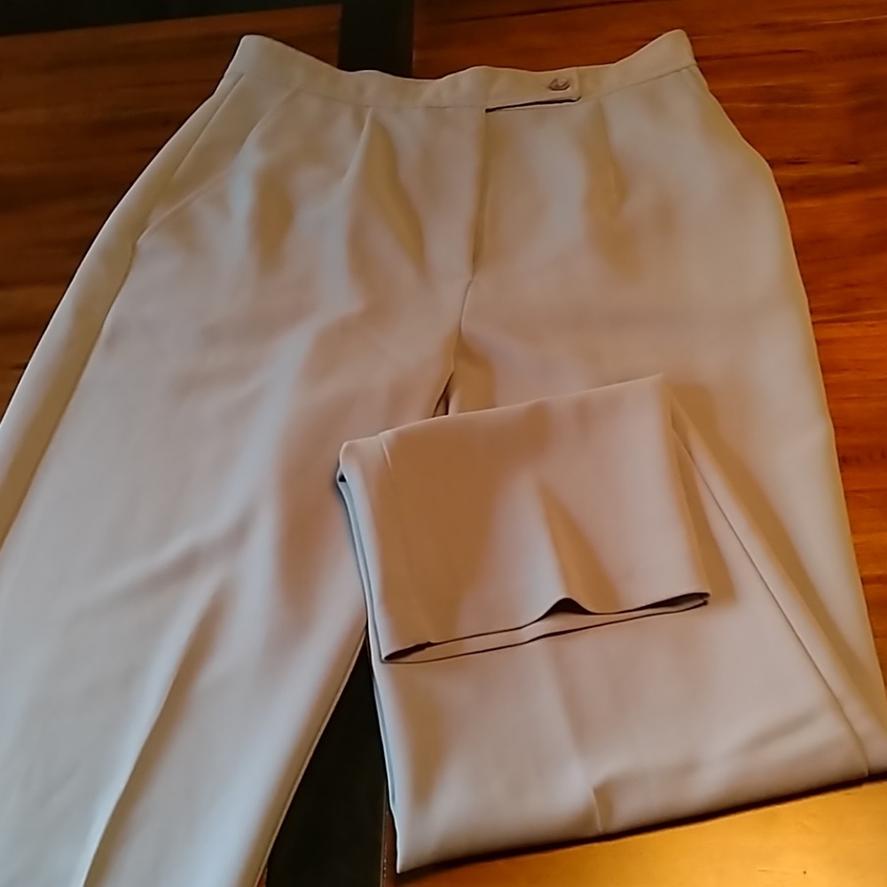 Polyester gray dress pants